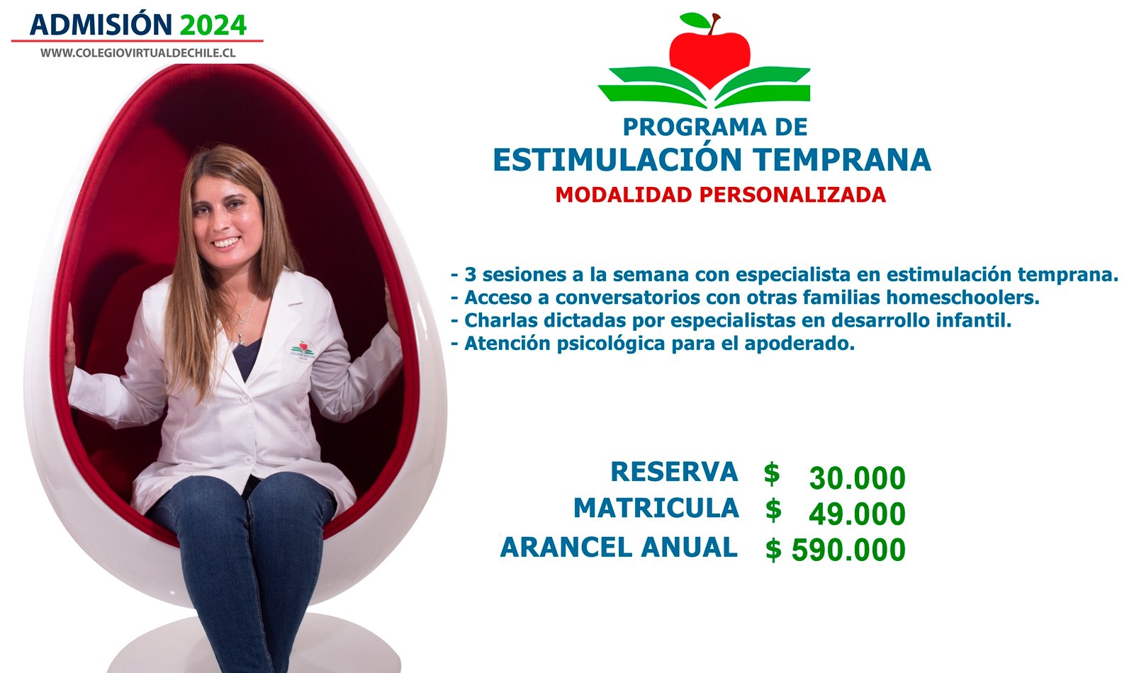 Reserva Estimulaci N Temprana Modalidad Personalizada Colegio