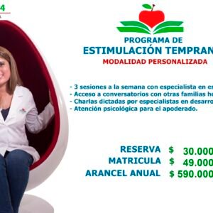 RESERVA 2024 | Estimulación Temprana Modalidad Personalizada